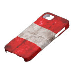Weathered Peru Flag iPhone 5 Case