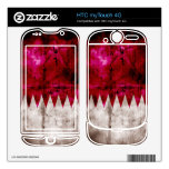 Weathered Qatar Flag HTC myTouch 4G Skin