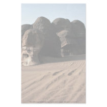 Weathered sandstone rock and sand, Algeria rock fo Stationery Paper