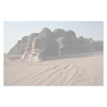 Weathered sandstone rock and sand, Algeria rock fo Stationery Paper