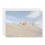 Weathered sandstone rock, Niger Desert Custom Invitations
