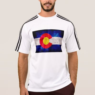 Weathered Vintage Colorado State Flag T Shirts