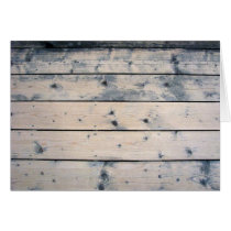 Weathered Wood Blank Note Card 1 cards