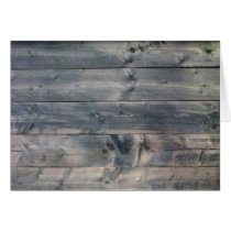 Weathered Wood Blank Note Card 2 cards
