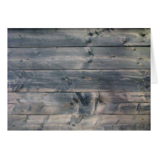 Weathered Wood Blank Note Card 2