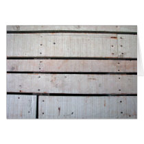 Weathered Wood Blank Note Card 3 cards