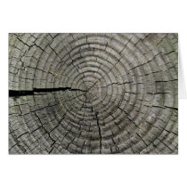 Weathered Wood Blank Note Card 6 cards