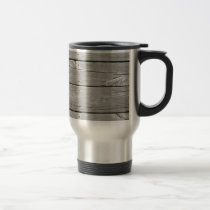 Weathered Wood Travel Mug mugs