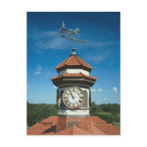 Weathervane and Clock Tower Post Card
