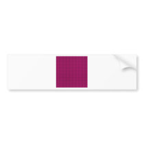 Weave - Deep Pink Bumper Sticker