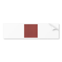 Weave - Pastel Red Bumper Stickers