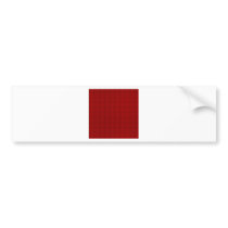 Weave - Red Bumper Sticker