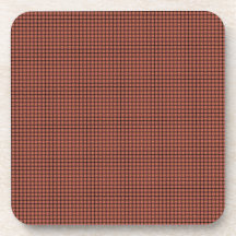Weave - Terra Cotta Beverage Coasters