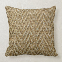 Weaved Herringbone Pillow pillows