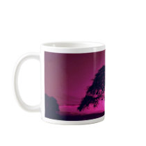 Weaver bird nests in silhouetted tree, Arusha Nati Mug