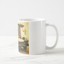Weaver,Seen from the front 1884, Vincent van Gogh. Coffee Mugs