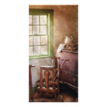 Weaving - In the weavers cottage Custom Photo Card