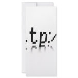 web block text on white background rack cards