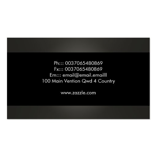 web business card (back side)