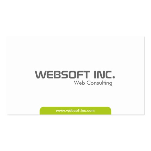 Web Consulting - business cards