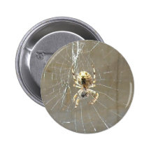 Web de araña espeluznante pin