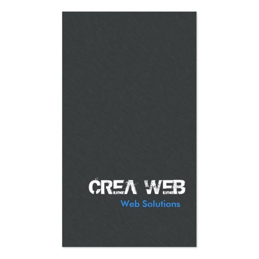 Web Developer - Business Cards