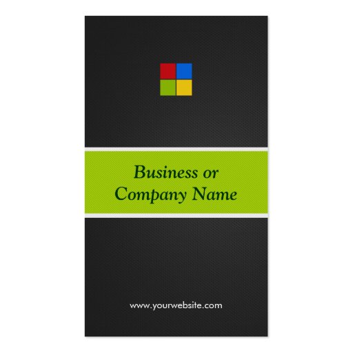 Web Developer - Premium Creative Colorful Business Cards (back side)