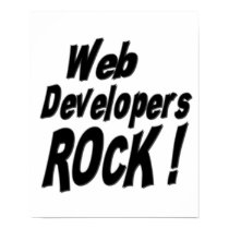Web Developers Rock! Poster Print by TShirtDotCom Web Developers Rock! Poster Print