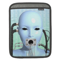 Web Head Surreal Art Rickshaw iPad Sleeve