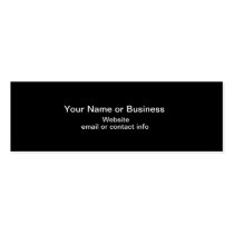 Web of Color Mini Bookmark Business Card business cards