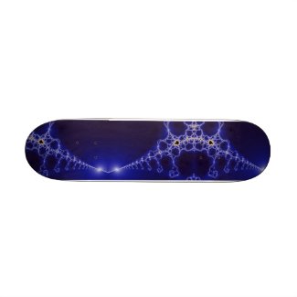 Web of Light Custom Fractal Skateboard skateboard