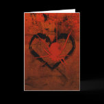 Web Of Love Gothic Valentine's Card