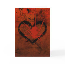 Web Of Love Gothic Valentine's Card