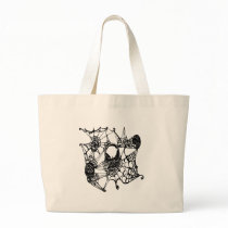 Web Of Skulls-blk bags