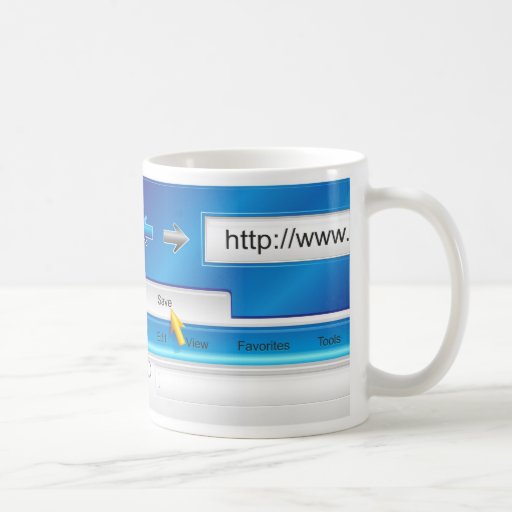 Web Page Browser Mug