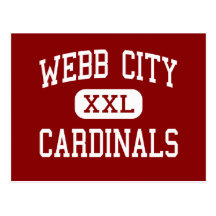 Webb City - Cardinals - Middle - Webb City Post Card