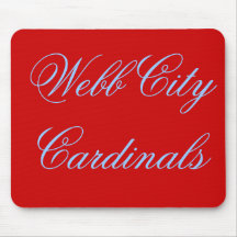 Webb City Cardinals Mousepad