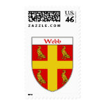 Webb Coat of Arms/Family Crest postage