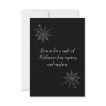 "Webbed Desire" Halloween Party Custom Invite