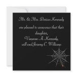 "Webbed Desire" Halloween Theme Custom Invitations