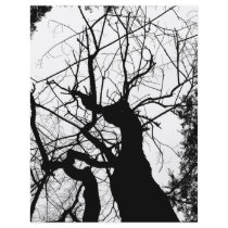 WEBBY TREE BLACK AND WHITE CUSTOM FLYER