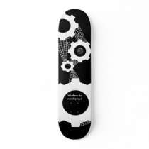 Webface Gears Skateboard by worshiploud Webface Gears Skateboard