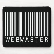 Webmaster Bar Code mousepads by NotWorking Webmaster Bar Code mousepads