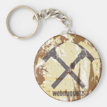 Webnuggetz Circle Logo Gifts Keychains