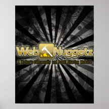 Webnuggetz Logo Poster