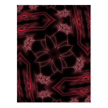 Webs and Coffins Postcard