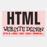 Website Design is an Eat or be Eaten Industry Stickers