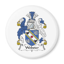 Webster Family Crest magnets by coatsofarms Webster Family Crest magnets