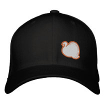 WEBSTER TURKEY DAY HAT embroidered hats by WEARYOUGOWEBSTER WEBSTER TURKEY DAY HAT embroidered hats