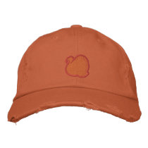 WEBSTER TURKEY DAY HAT embroidered hats by WEARYOUGOWEBSTER WEBSTER TURKEY DAY HAT embroidered hats